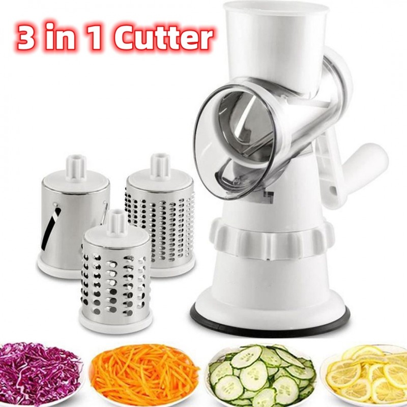 Effortless Food Prep with Our 3 in 1 Manual Vegetable Slicer